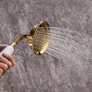 Смеситель на борт ванны Gappo G1189-6 золото